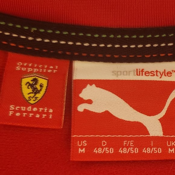 Puma Official Scuderia Ferrari F1 Racing Red Track Jacket - Men's - Medium (M) - Picture 3 of 7